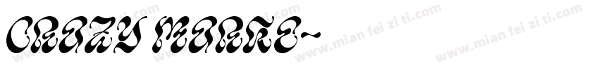 Crazy Marke字体转换